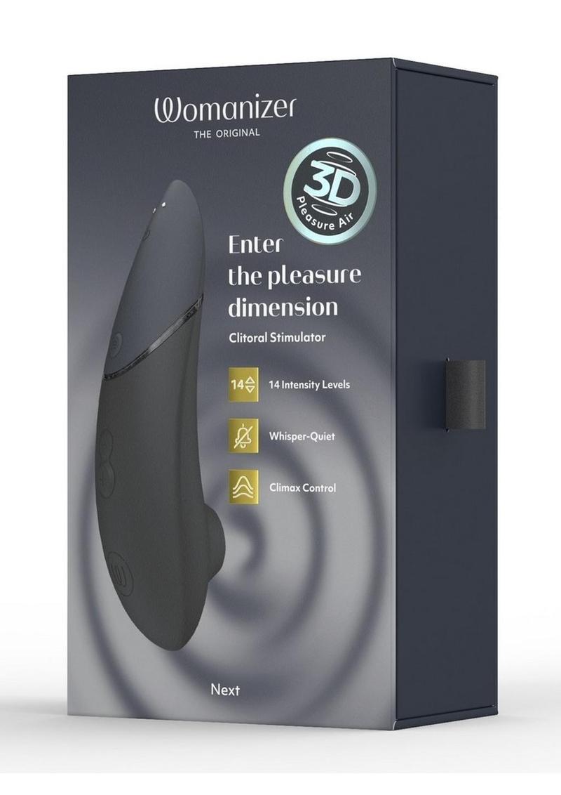 Womanizer Next 3D Climax Control Pleasure Air - Dark Purple