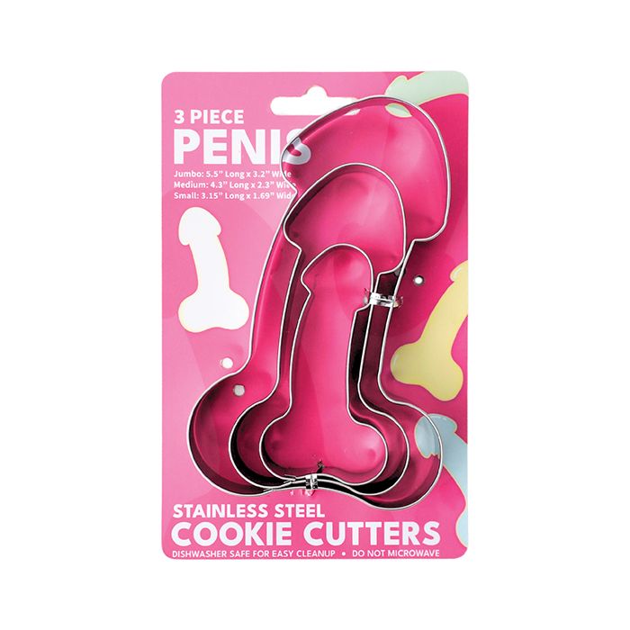 Cookie Cutter Set -3 pc Penis