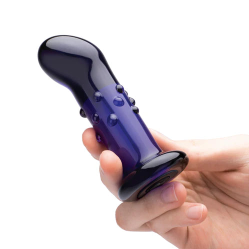 4” Rechargeable Remote Controlled Vibrating Dotted G-Spot/P-Spot Plug