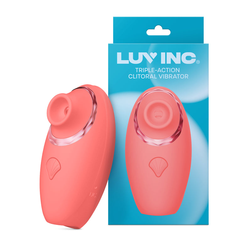 Luv Inc TV11: Triple-Action Clitoral Vibrator