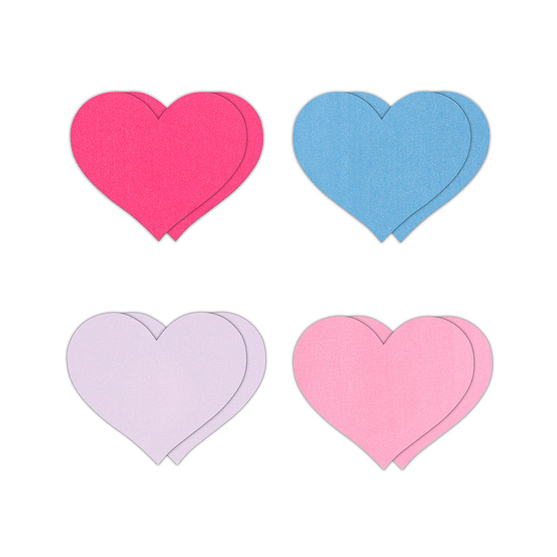 Pretty Pasties - Heart II - Assorted - 4 Pair