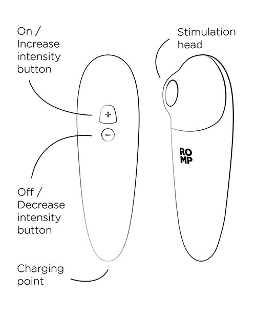 ROMP Shine X Clitoral Air Pulse Stimulator