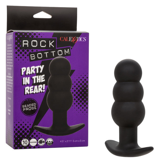 Rock Bottom Beaded Rechargeable Silicone Probe