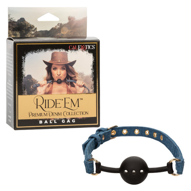 Ride 'em™ Premium Denim Collection Ball Gag