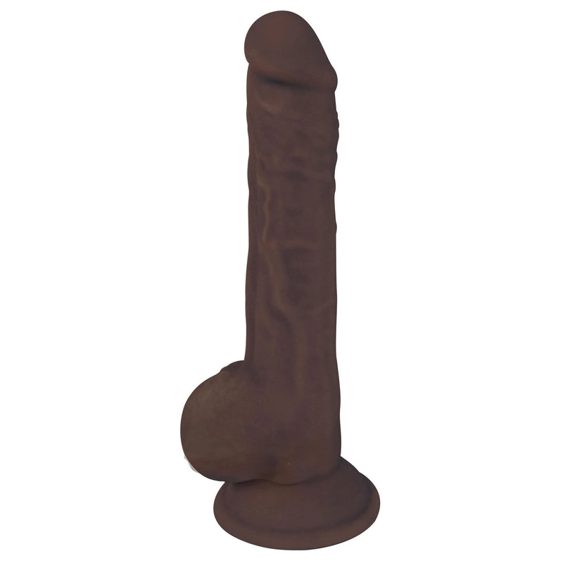 Fleshstixxx 9 Inch Silicone Dildo With Balls