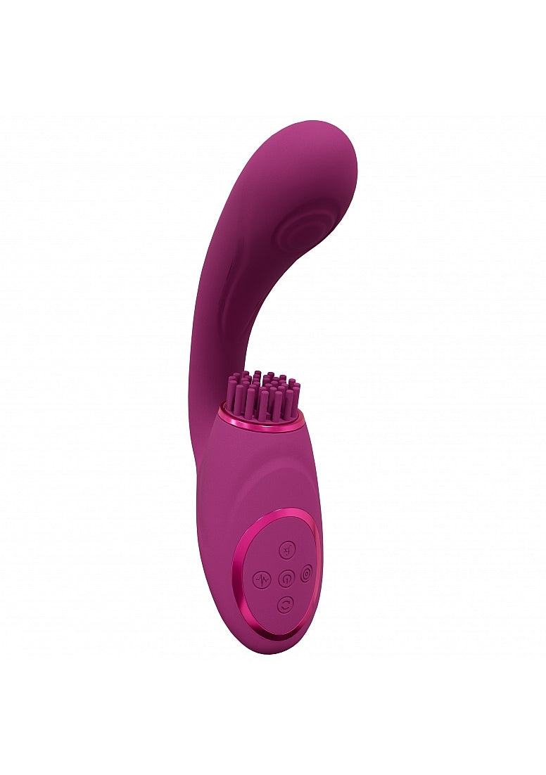 Gen - Triple G-Spot Vibrator with Pulse Wave - Pink