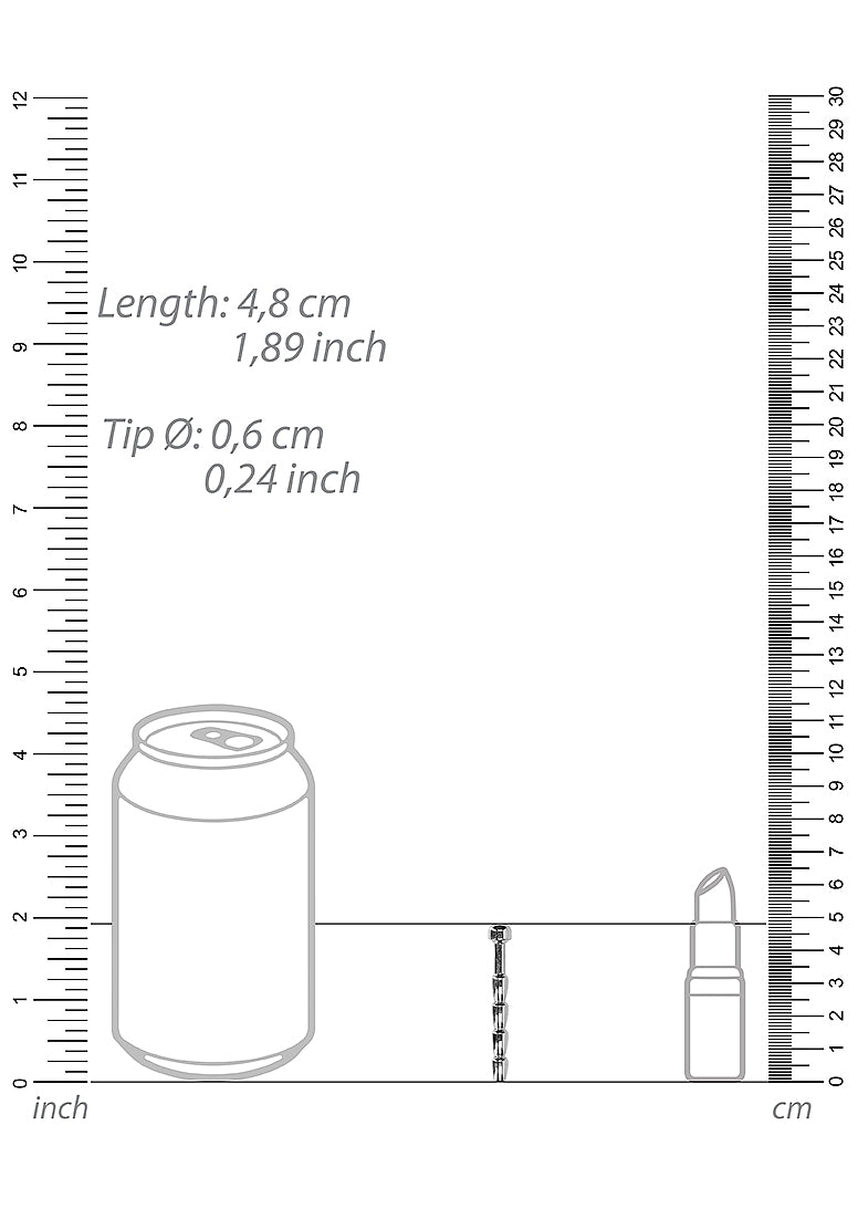 Urethral Sounding - Stainless Steel Plug - 6mm