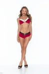 VELVET BRA HOLIDAY SET